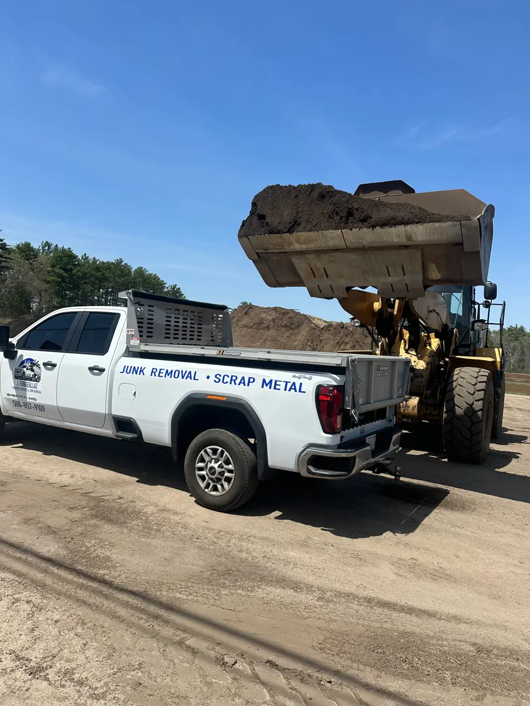 Material Delivery project by JF Property Services in Massachusetts